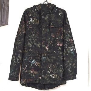 VOLCOM Green Floral Snowboarding Jacket